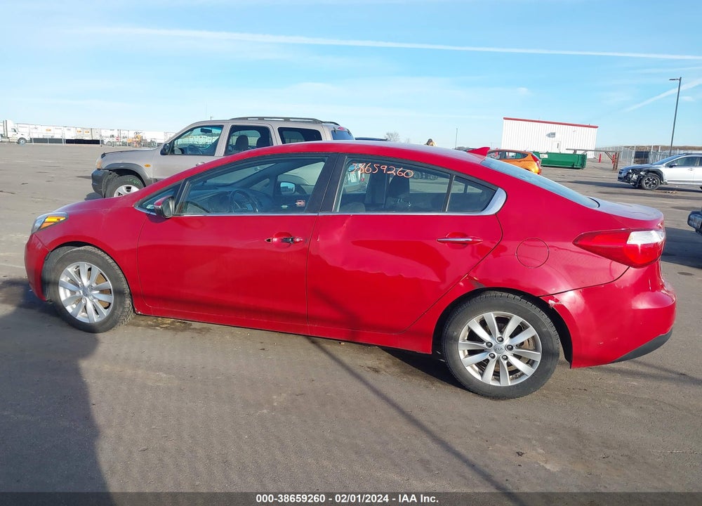 2014 KIA FORTE EX VIN: KNAFX4A80E5115447