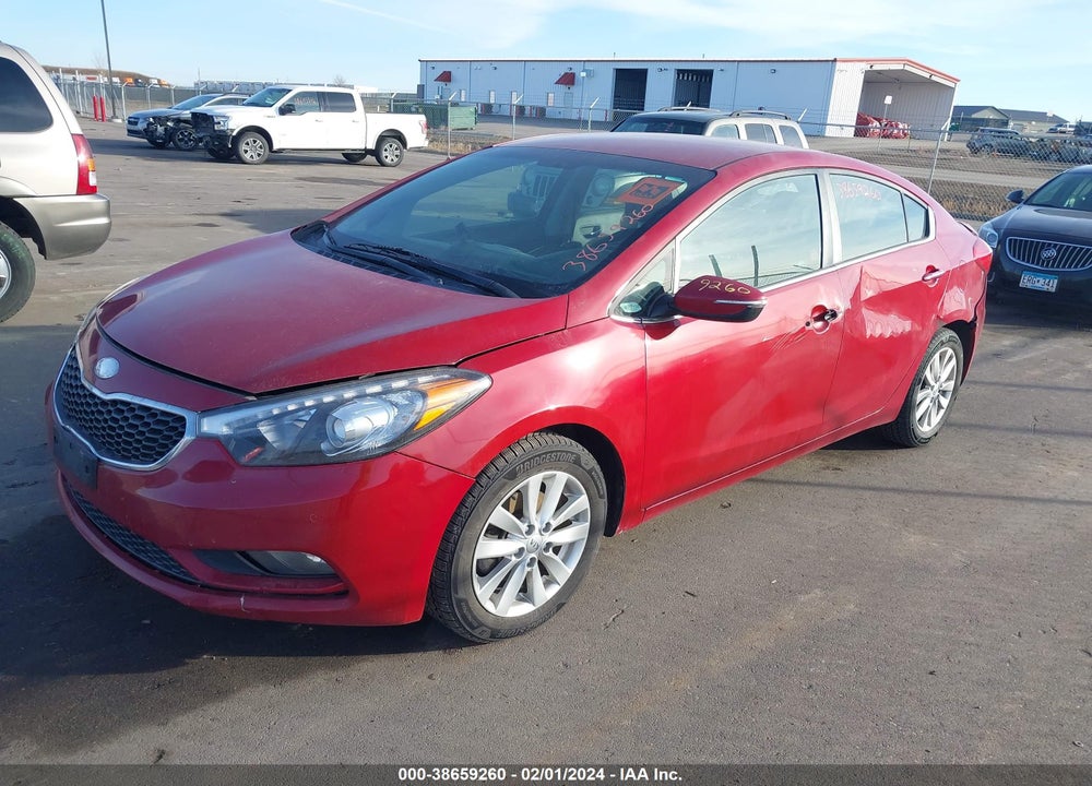 2014 KIA FORTE EX VIN: KNAFX4A80E5115447