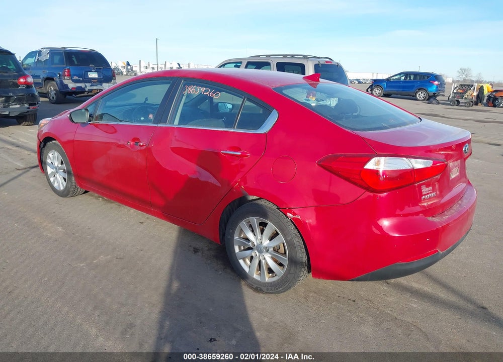 2014 KIA FORTE EX VIN: KNAFX4A80E5115447
