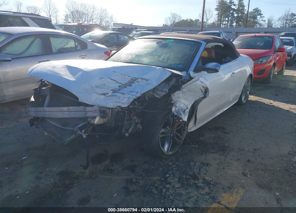 2012 AUDI S5 3.0 PREMIUM PLUS VIN: WAUVGAFH7CN003700