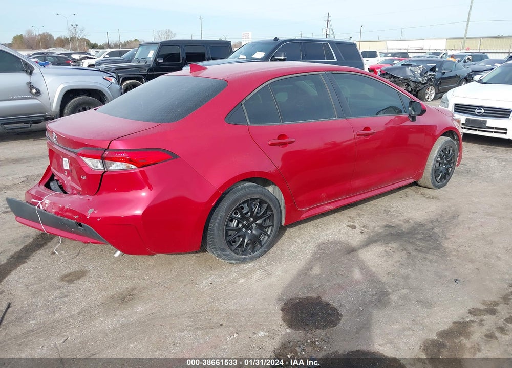 2020 TOYOTA COROLLA LE VIN: JTDEPRAE9LJ077982