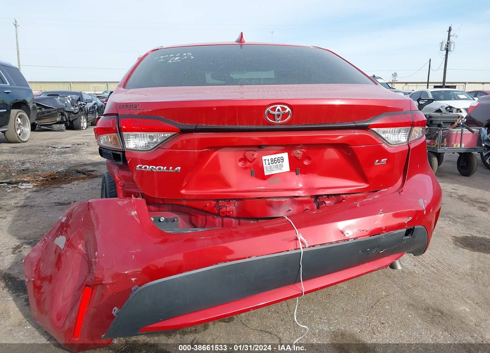 2020 TOYOTA COROLLA LE VIN: JTDEPRAE9LJ077982