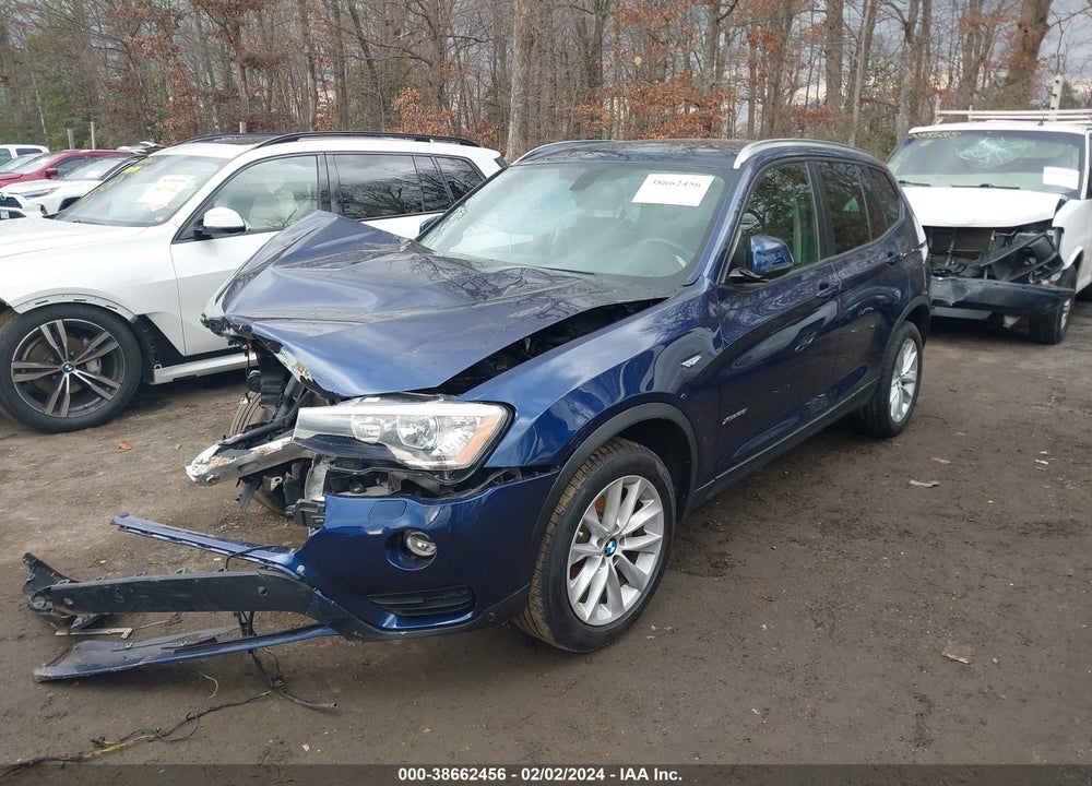 2017 BMW X3 XDRIVE28I VIN: 5UXWX9C31H0T19434