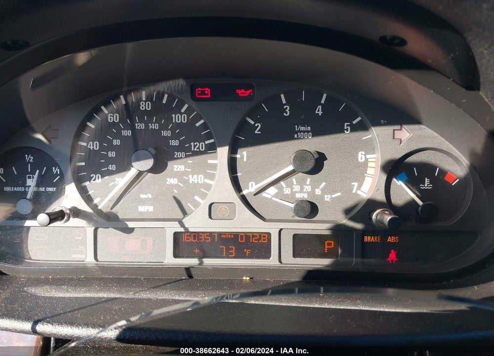 2001 BMW 3 SERIES 325I VIN: WBAAV33471FU94455