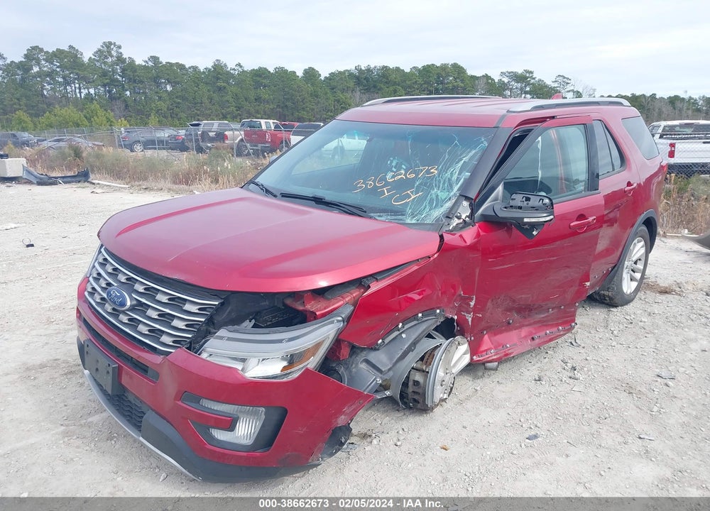 2016 FORD EXPLORER XLT VIN: 1FM5K7D8XGGB49604