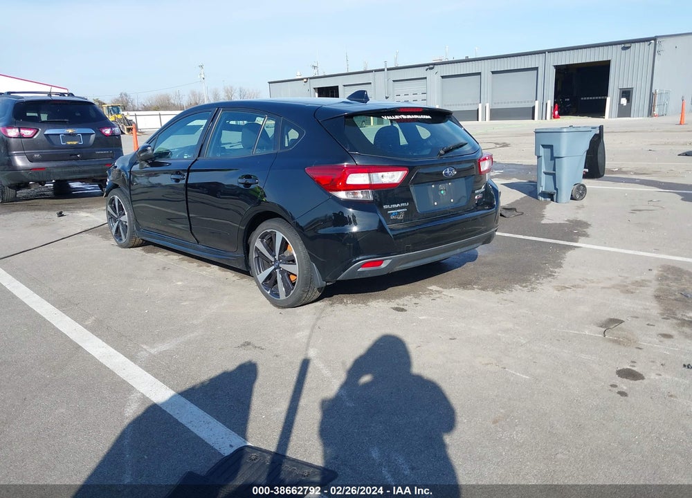 2019 SUBARU IMPREZA 2.0I SPORT VIN: 4S3GTAM62K3708004