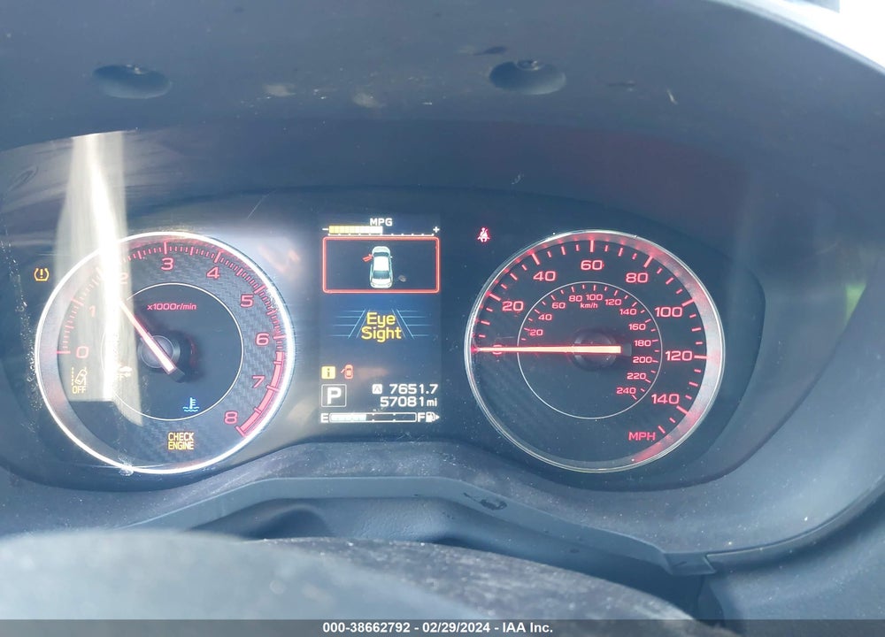 2019 SUBARU IMPREZA 2.0I SPORT VIN: 4S3GTAM62K3708004