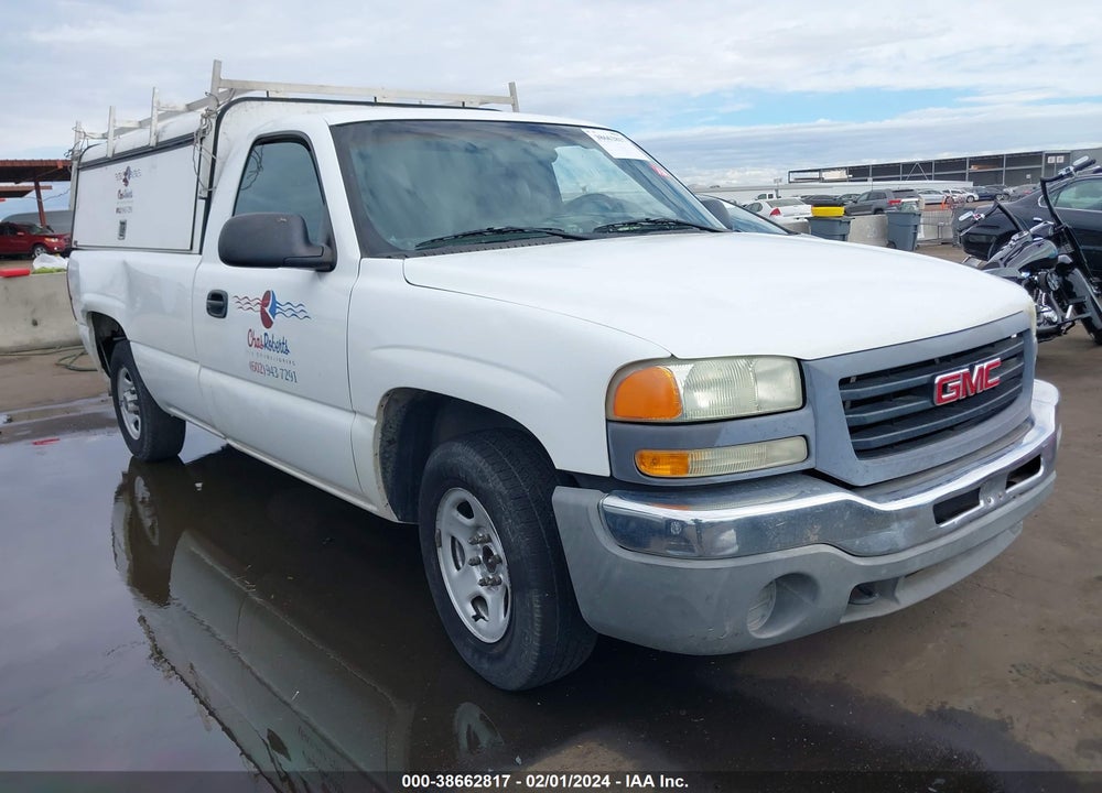 2003 GMC SIERRA 1500 WORK TRUCK VIN: 1GTEC14V43Z123387