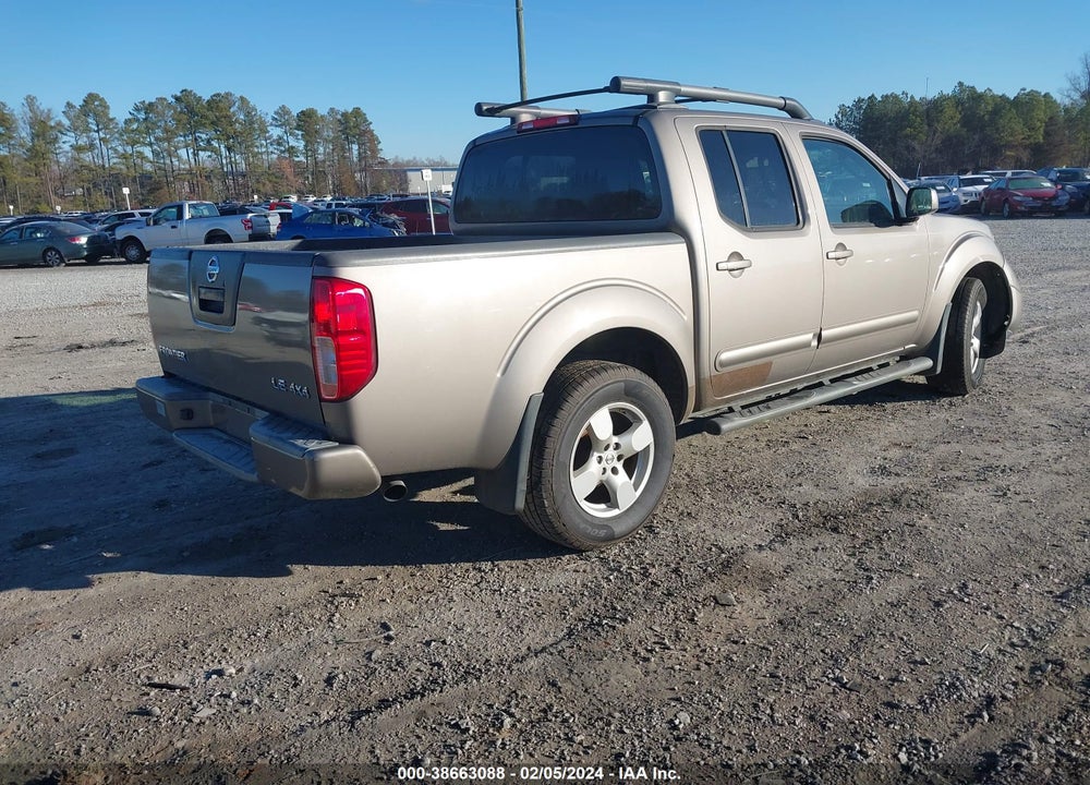 2008 NISSAN FRONTIER LE VIN: 1N6AD07W88C429249