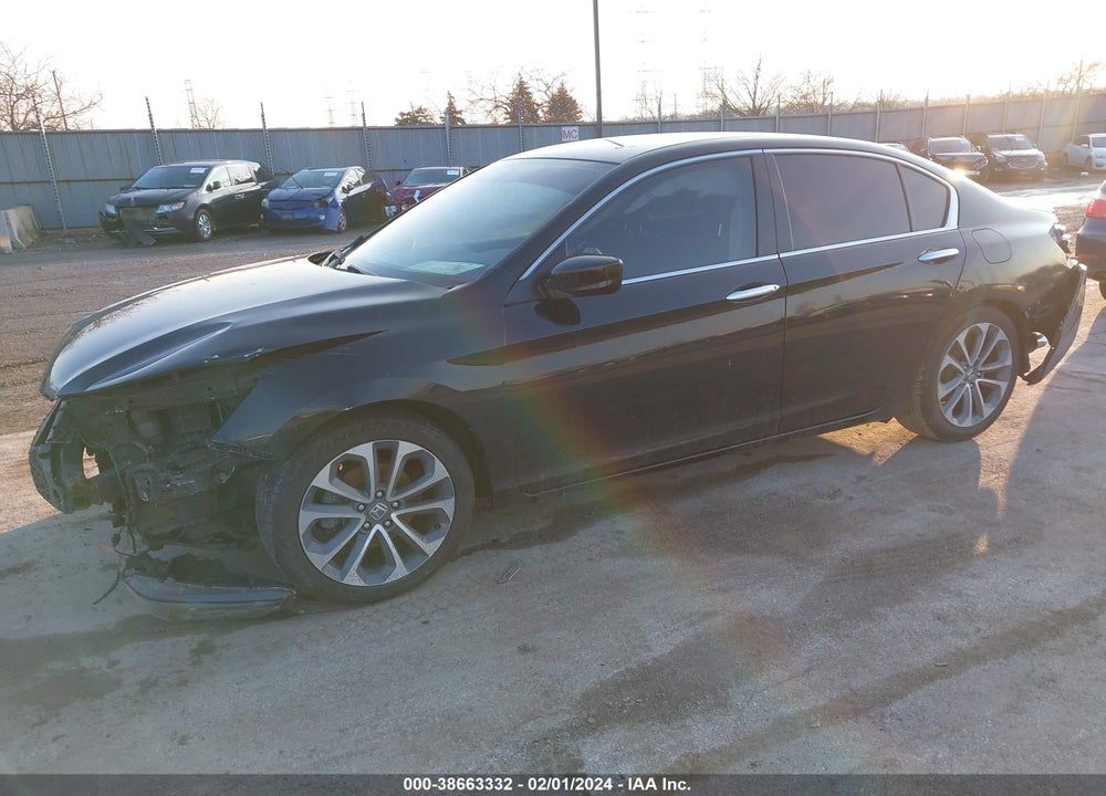 2014 HONDA ACCORD SPORT VIN: 1HGCR2F54EA112451
