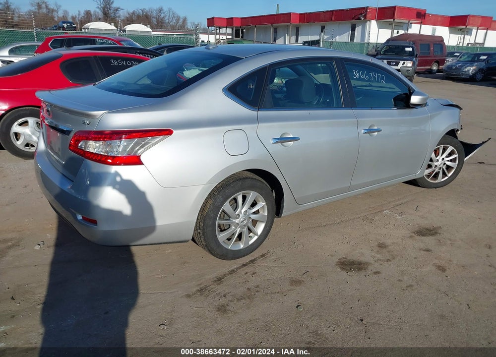 2015 NISSAN SENTRA SV VIN: 3N1AB7AP6FY334425
