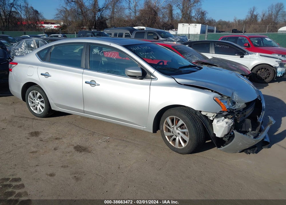 2015 NISSAN SENTRA SV VIN: 3N1AB7AP6FY334425