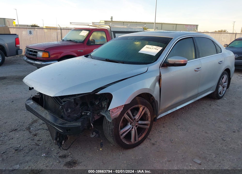 2014 VOLKSWAGEN PASSAT 2.0L TDI SEL PREMIUM VIN: 1VWCN7A39EC010318