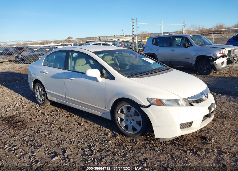 2010 HONDA CIVIC LX VIN: 19XFA1F57AE043727