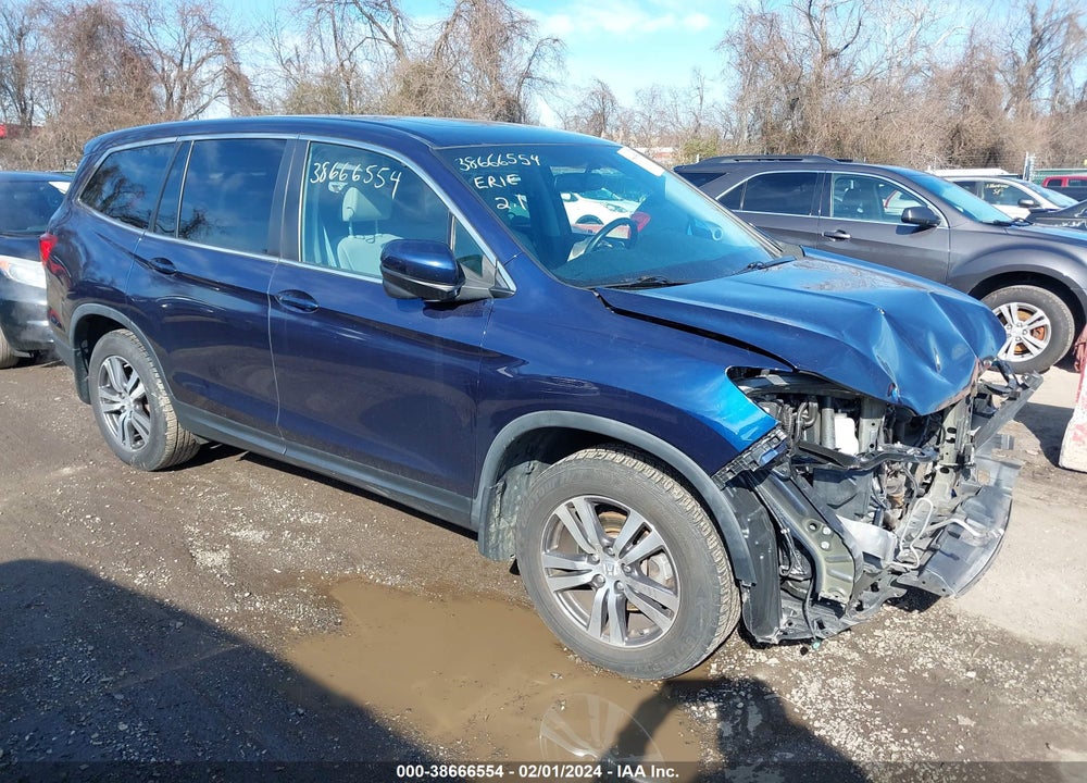 2017 HONDA PILOT EX-L VIN: 5FNYF6H57HB069544