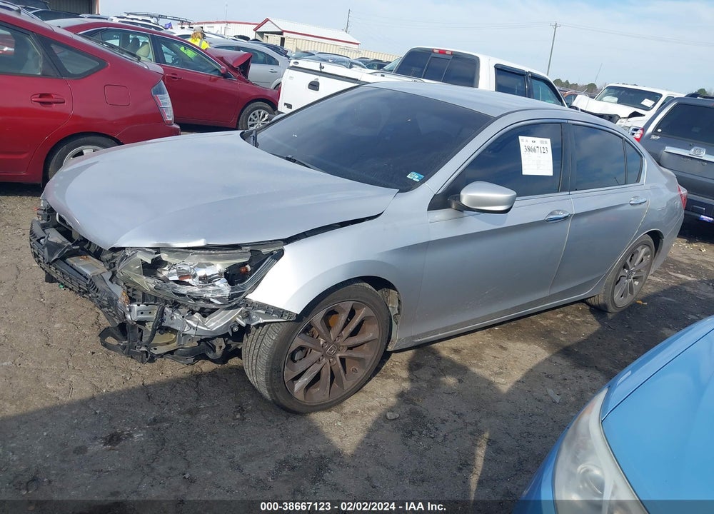 2013 HONDA ACCORD SPORT VIN: 1HGCR2F57DA134555