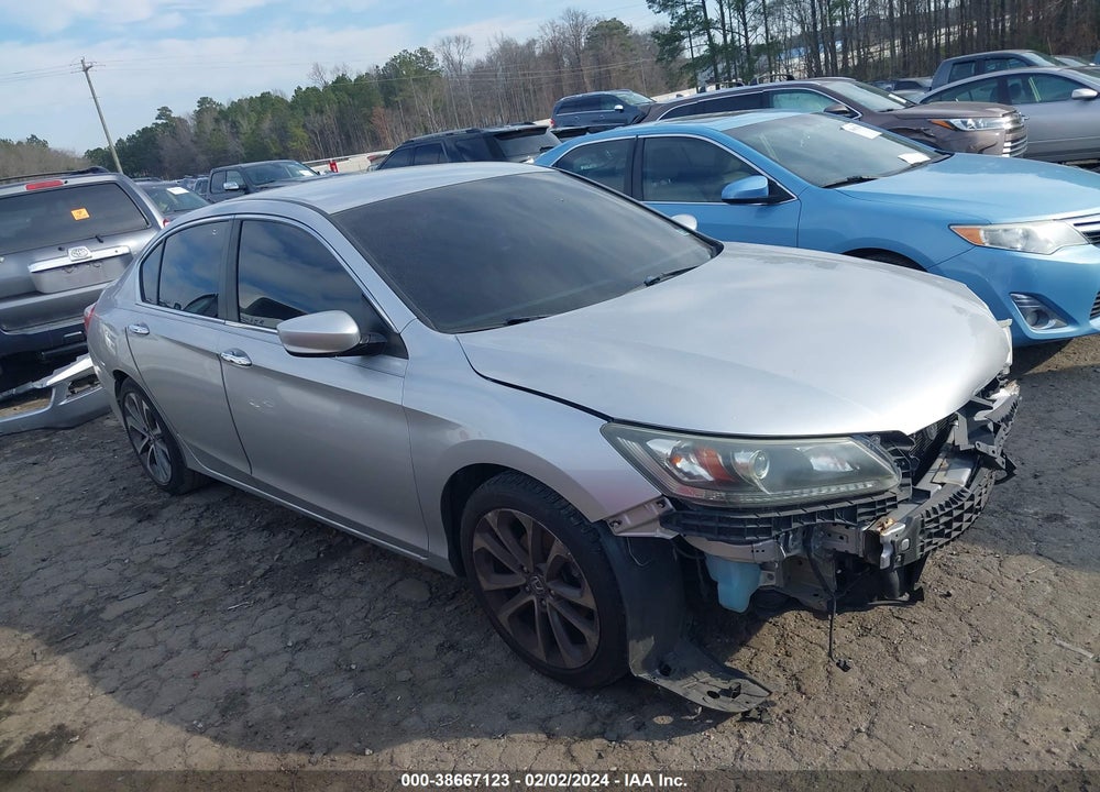 2013 HONDA ACCORD SPORT VIN: 1HGCR2F57DA134555