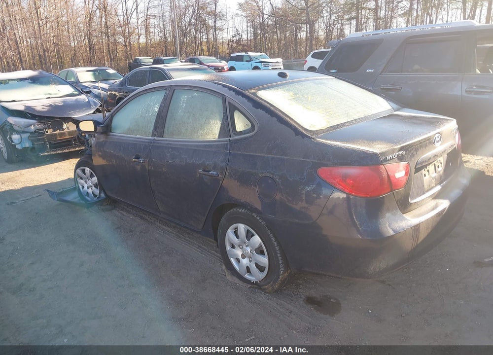 2008 HYUNDAI ELANTRA GLS/SE VIN: KMHDU46DX8U539944