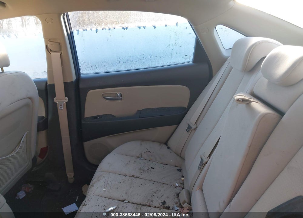 2008 HYUNDAI ELANTRA GLS/SE VIN: KMHDU46DX8U539944