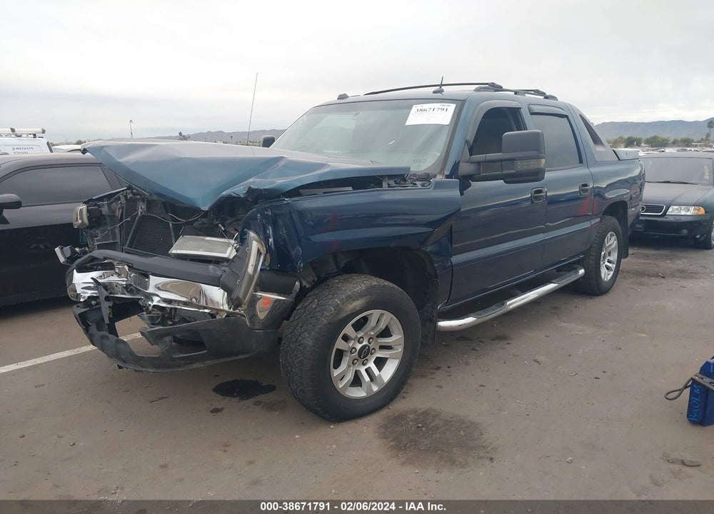 2005 CHEVROLET AVALANCHE 1500 Z66 VIN: 3GNEC12Z75G269878