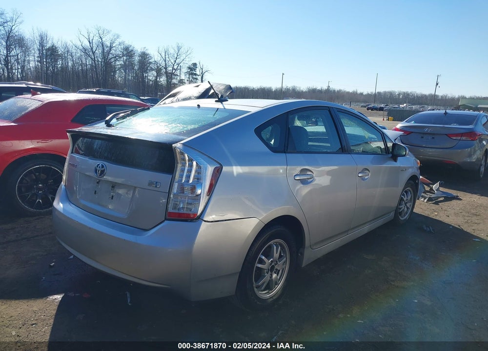 2010 TOYOTA PRIUS IV VIN: JTDKN3DU5A0117843