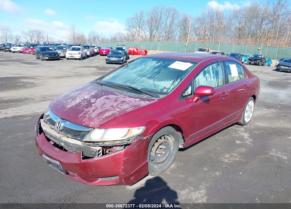 2011 HONDA CIVIC LX VIN: 2HGFA1F56BH541165