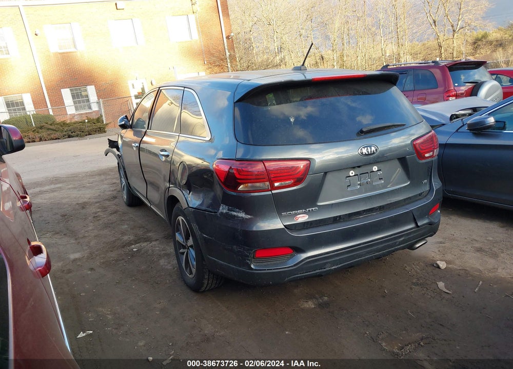 2020 KIA SORENTO 3.3L LX VIN: 5XYPG4A58LG663987