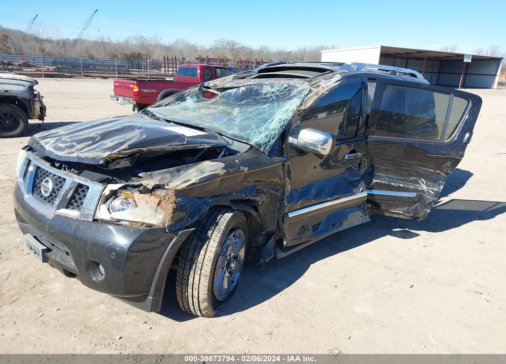 2012 NISSAN ARMADA PLATINUM VIN: 5N1BA0NC2CN614463