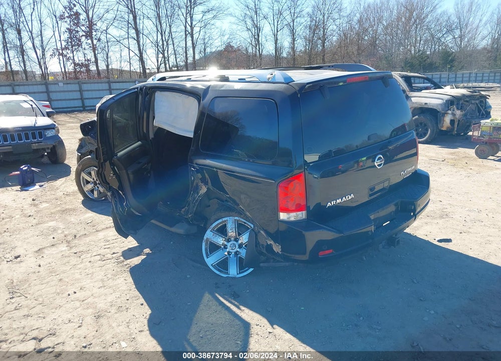 2012 NISSAN ARMADA PLATINUM VIN: 5N1BA0NC2CN614463