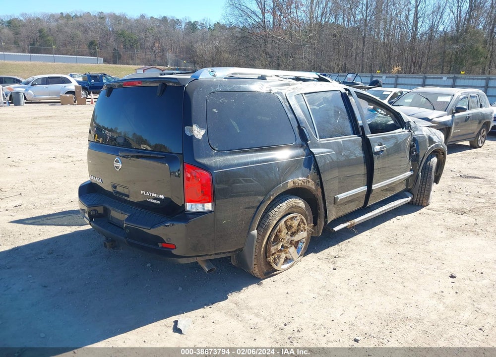 2012 NISSAN ARMADA PLATINUM VIN: 5N1BA0NC2CN614463