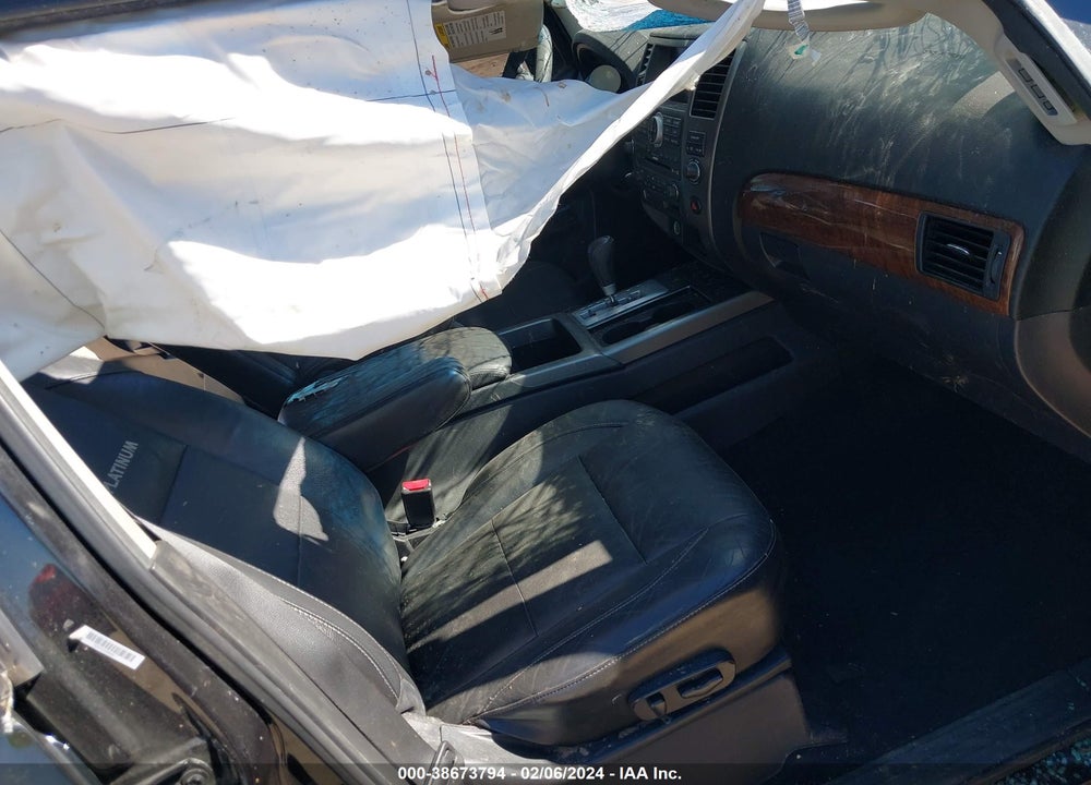 2012 NISSAN ARMADA PLATINUM VIN: 5N1BA0NC2CN614463