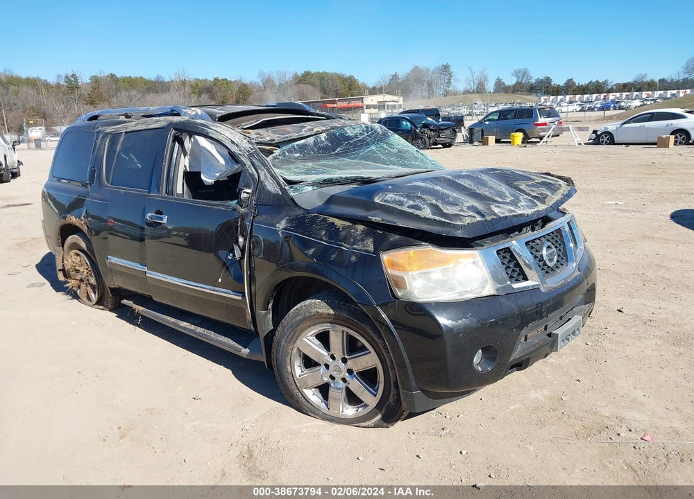 2012 NISSAN ARMADA PLATINUM VIN: 5N1BA0NC2CN614463
