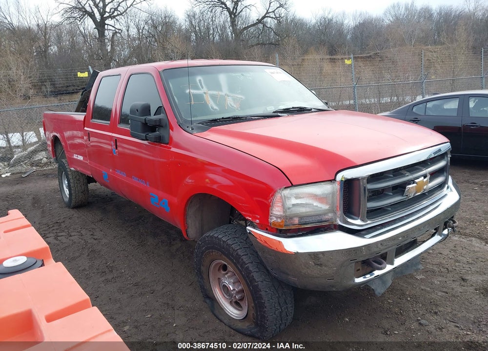 2000 FORD SUPER DUTY F-350 SRW LARIAT/XL/XLT VIN: 1FTSW31F5YEB89898