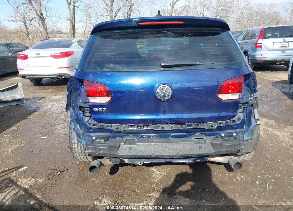 2013 VOLKSWAGEN GTI 2-DOOR VIN: WVWFV7AJ4DW086380