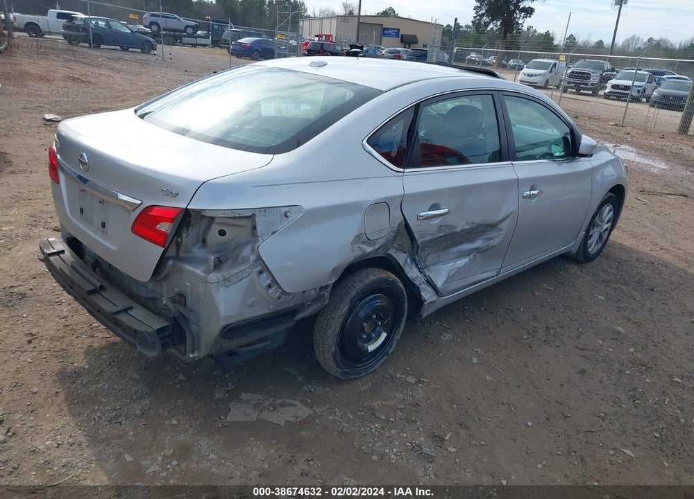 2018 NISSAN SENTRA SV VIN: 3N1AB7AP7JY232169