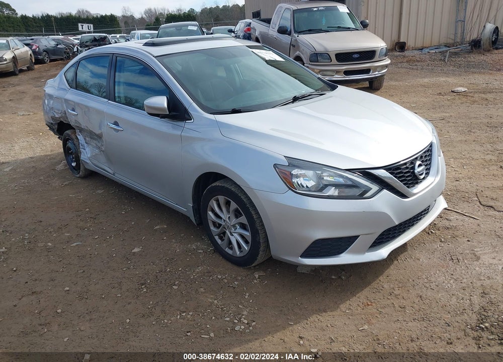 2018 NISSAN SENTRA SV VIN: 3N1AB7AP7JY232169