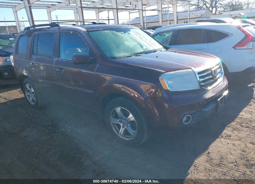 2013 HONDA PILOT EX-L VIN: 5FNYF4H55DB065622