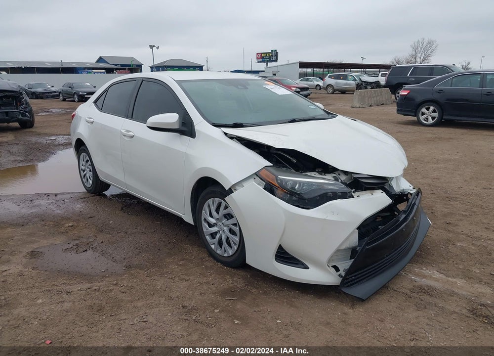 2019 TOYOTA COROLLA LE VIN: 5YFBURHE6KP885234