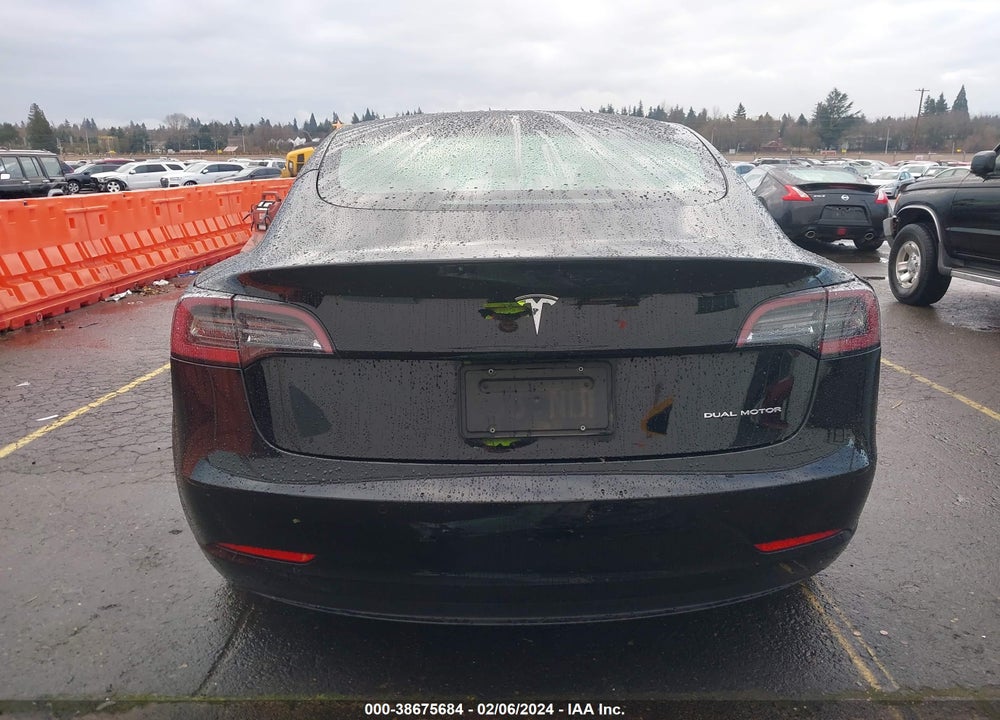 2021 TESLA MODEL 3 LONG RANGE DUAL MOTOR ALL-WHEEL DRIVE VIN: 5YJ3E1EB4MF050194