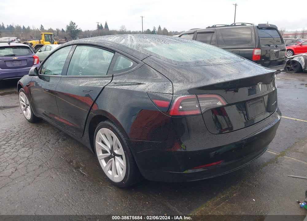 2021 TESLA MODEL 3 LONG RANGE DUAL MOTOR ALL-WHEEL DRIVE VIN: 5YJ3E1EB4MF050194
