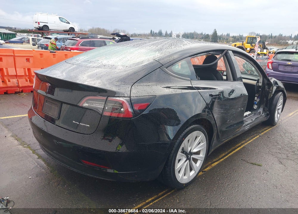 2021 TESLA MODEL 3 LONG RANGE DUAL MOTOR ALL-WHEEL DRIVE VIN: 5YJ3E1EB4MF050194