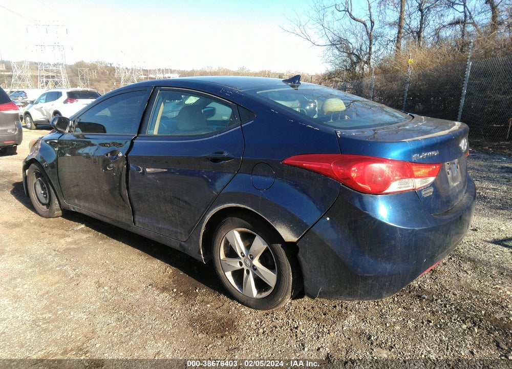 2013 HYUNDAI ELANTRA GLS (ULSAN PLANT) VIN: KMHDH4AE3DU489029