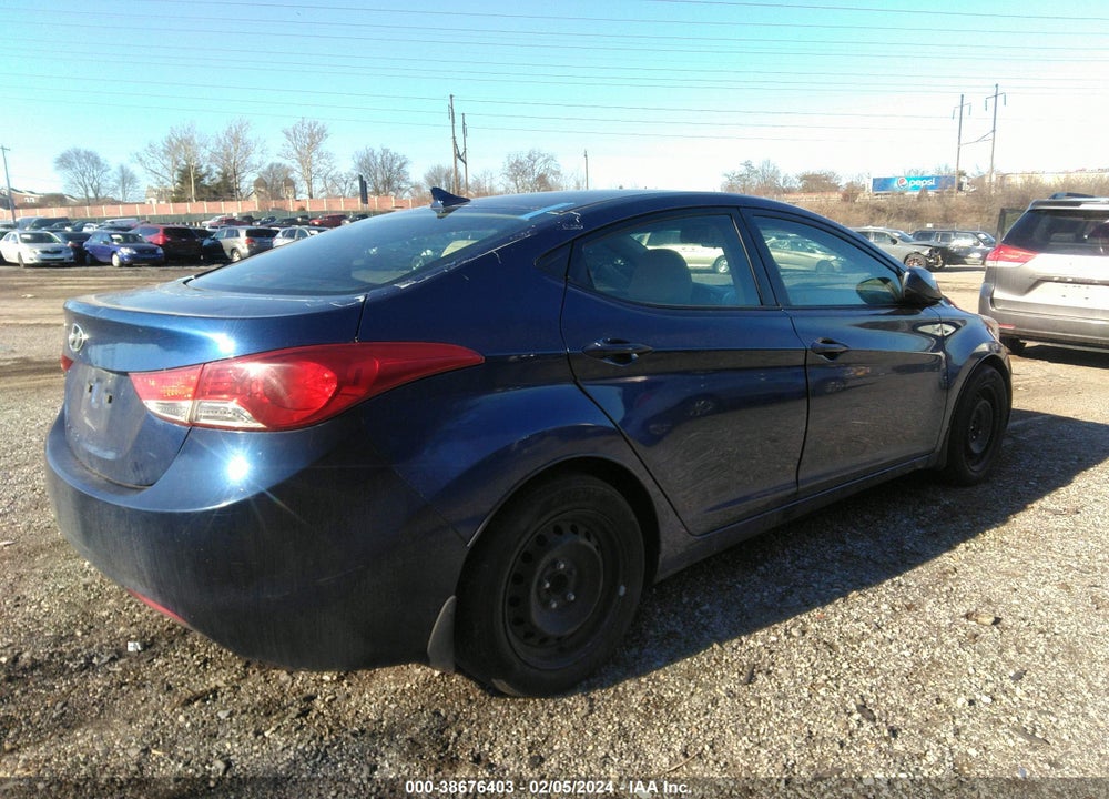 2013 HYUNDAI ELANTRA GLS (ULSAN PLANT) VIN: KMHDH4AE3DU489029