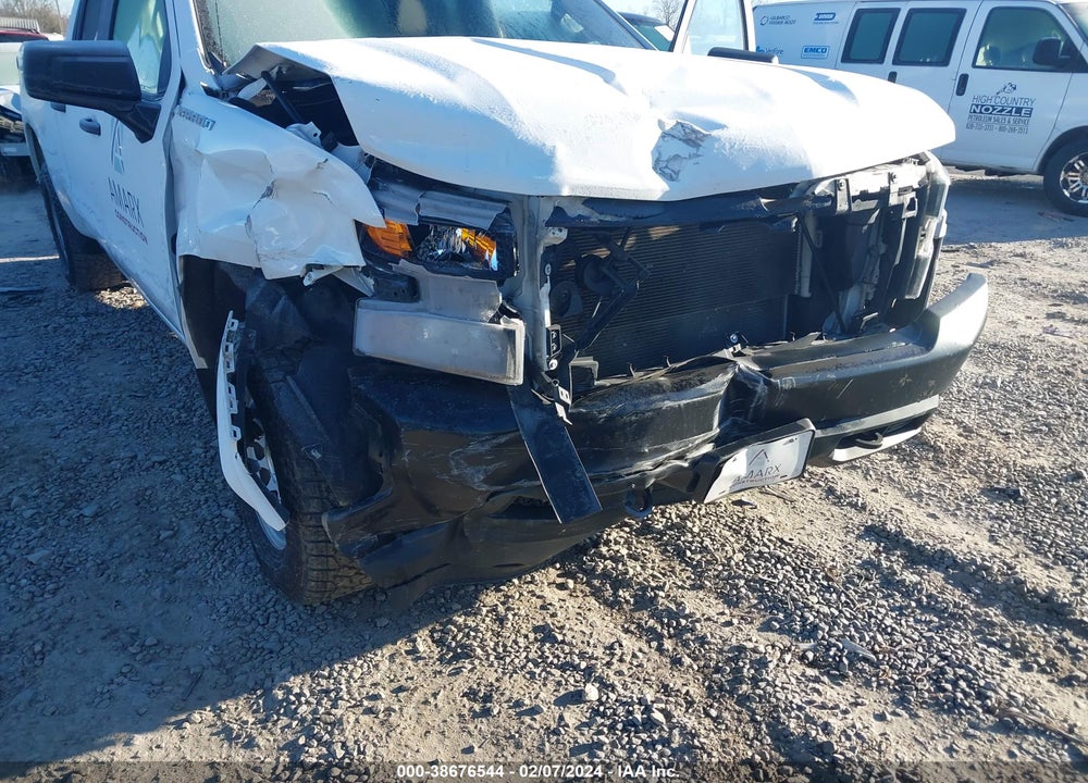 2021 CHEVROLET SILVERADO 1500 4WD DOUBLE CAB STANDARD BED WT VIN: 1GCRYAEH2MZ115463