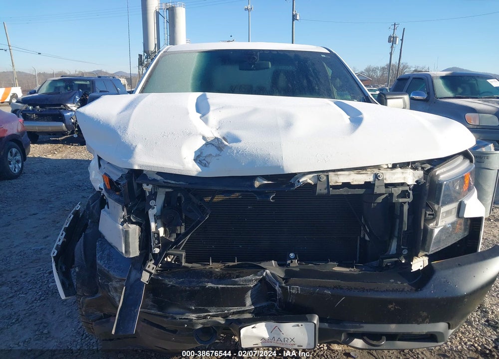 2021 CHEVROLET SILVERADO 1500 4WD DOUBLE CAB STANDARD BED WT VIN: 1GCRYAEH2MZ115463