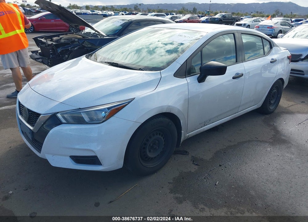 2020 NISSAN VERSA S XTRONIC CVT VIN: 3N1CN8DV2LL868014