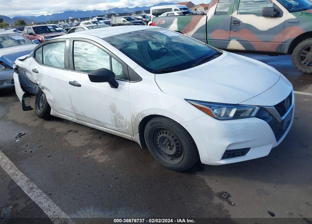 2020 NISSAN VERSA S XTRONIC CVT VIN: 3N1CN8DV2LL868014