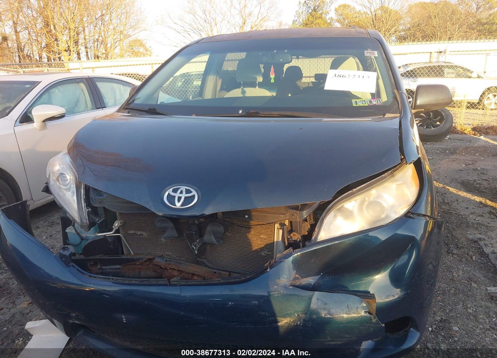 2011 TOYOTA SIENNA LE V6 VIN: 5TDKK3DC1BS001876