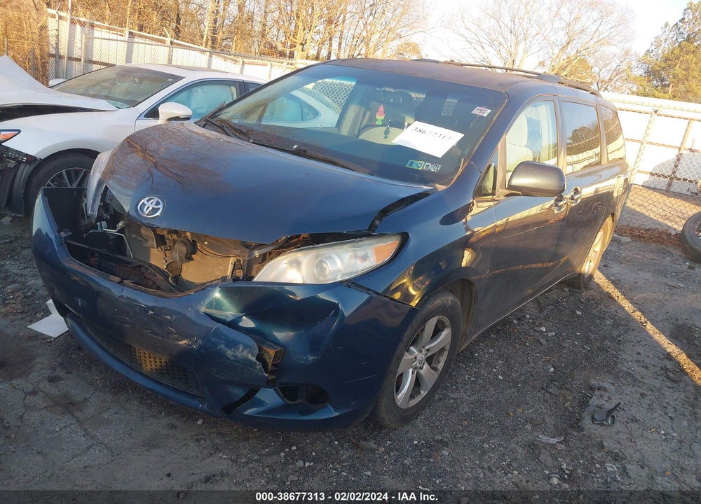 2011 TOYOTA SIENNA LE V6 VIN: 5TDKK3DC1BS001876