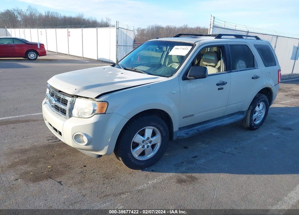 2008 FORD ESCAPE XLT VIN: 1FMCU93158KA34165
